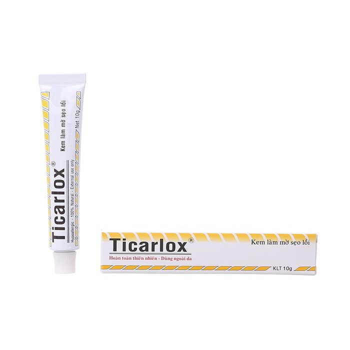 Kem mờ sẹo TICARLOX [Tuýp 10g]