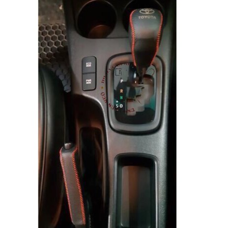 Bọc Cần Số, Tay Phanh Xe TOYOTA INNOVA, FORTUNER, HILUX SỐ TỰ ĐỘNG 2017-2022.. Da Bò Thật Nhiều màu sắc