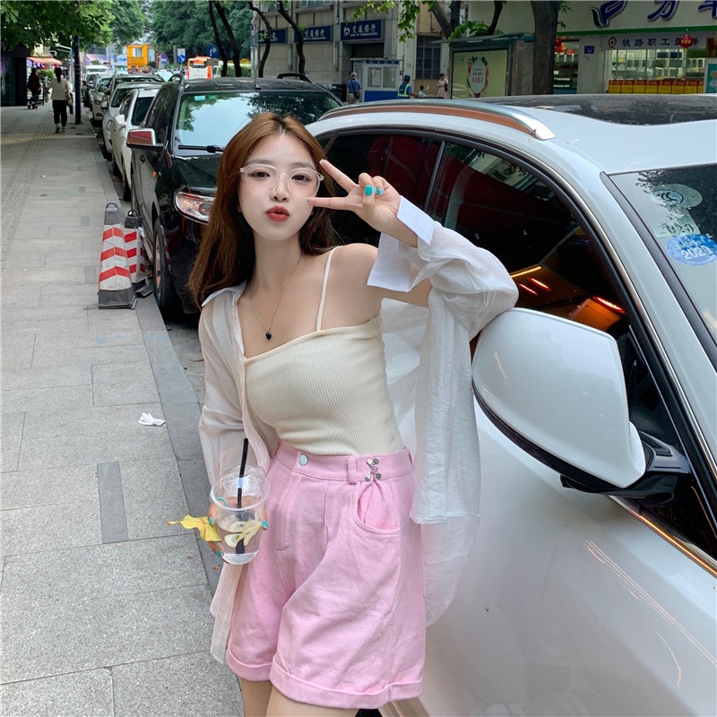 Áo Sơ Mi Tay Dài Chống Nắng Thời Trang Mùa Hè Dễ Phối Đồ