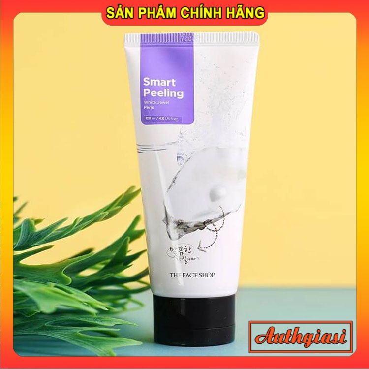 Tẩy tế bào da chết ngọc trai TFS White Jewel Peeling 120ml The Face Shop TDC Hàn Quốc