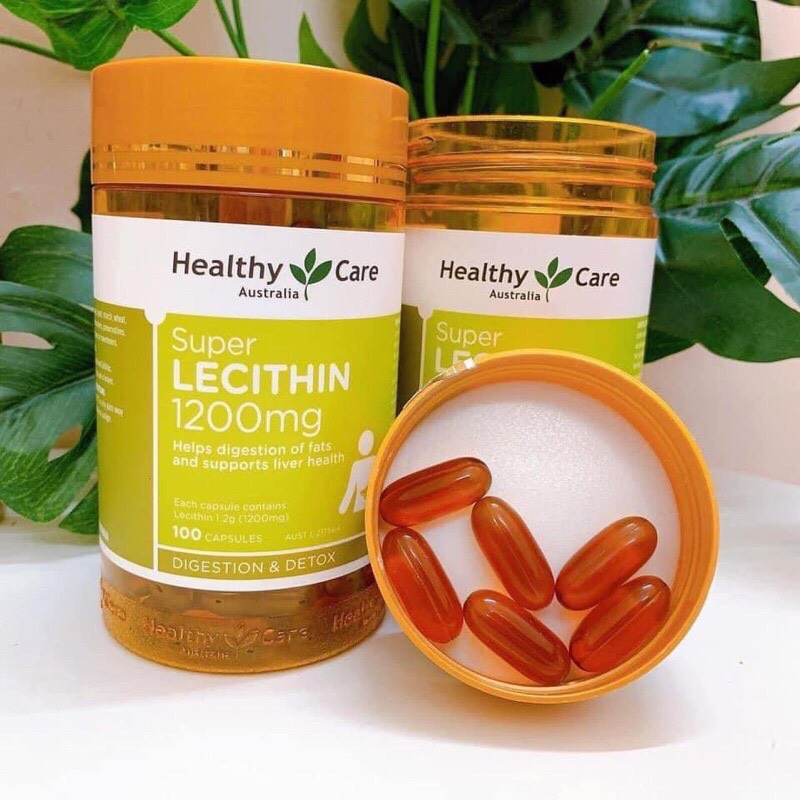 Mầm đậu nành Healthy Care Super Lecithin đẹp da đào thải độc tố gan cân bằng nội tiết tố