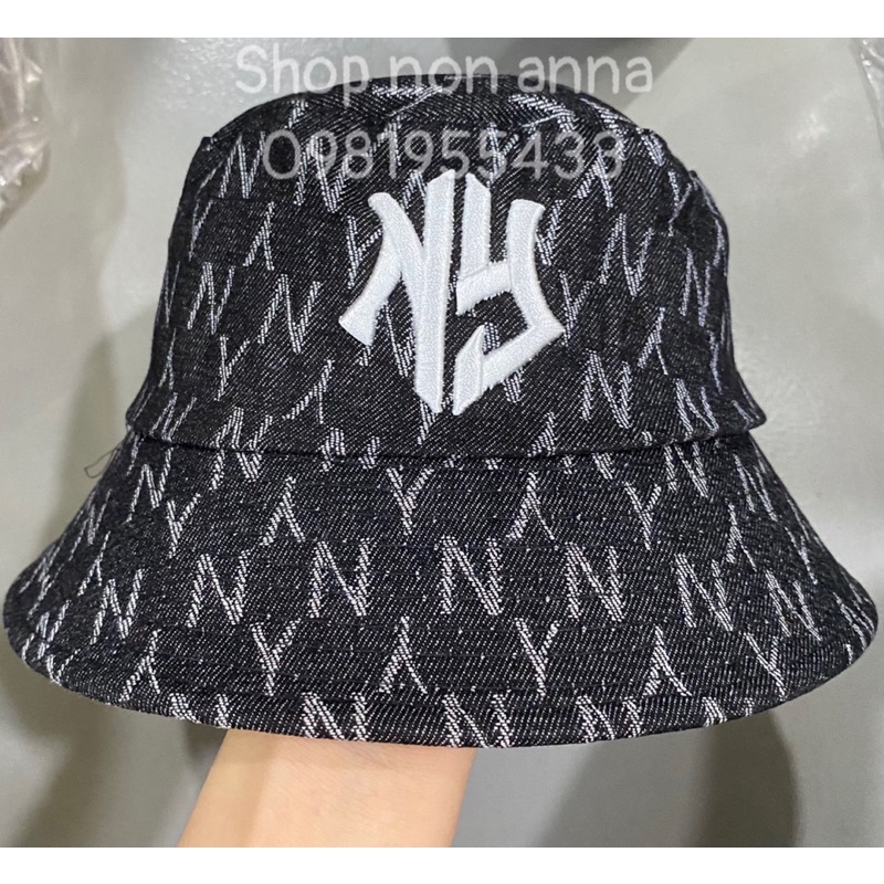 Nón bucket nam nữ, bo cụp ny jeans mềm thời trang