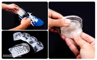 10 miếng LÓT GIẦY TĂNG CHIỀU CAO SILICON