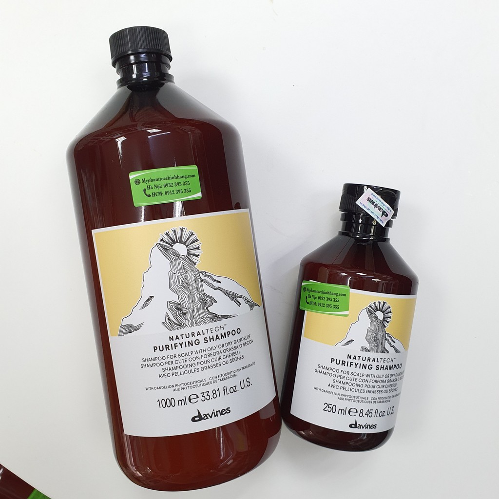Dầu Gội Davines Giảm Gầu (Gàu) Purifying 250Ml - 1000Ml