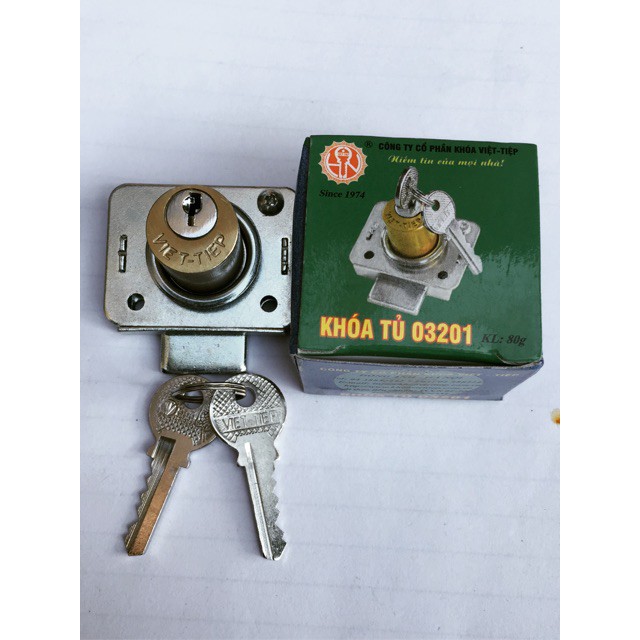 Khoá tủ Việt Tiệp 03201