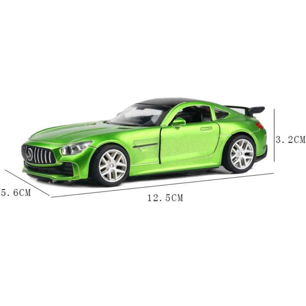 Xe mô hình kim loại Mercedes-Benz GTR tỷ lệ 1:34