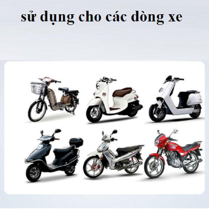 Bạt phủ xe máy chất lượng tốt, chống mưa nắng, bụi bẩn, vải dù pha nilon chống thấm tuyệt đối, áo trùm cả xe