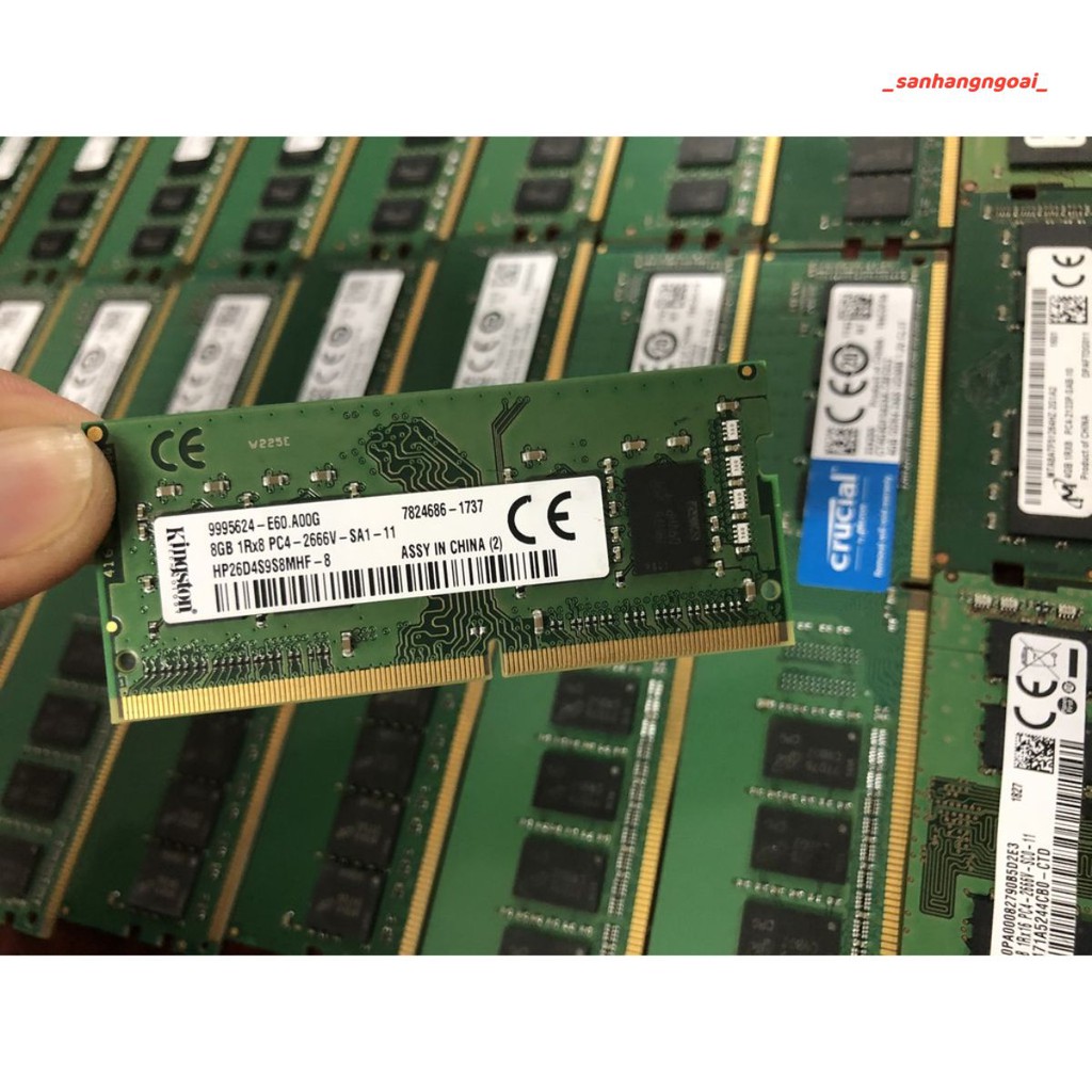 Ram laptop tháo máy samsung 8GB 16GB DDR4 2133MHz/ 2400MHz/ 2666MHz