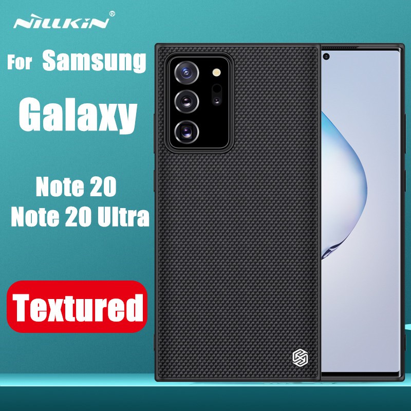 Ốp điện thoại NILLKIN kết cấu sợi nylon cho Samsung Galaxy Note20 Note 20 Ultra
