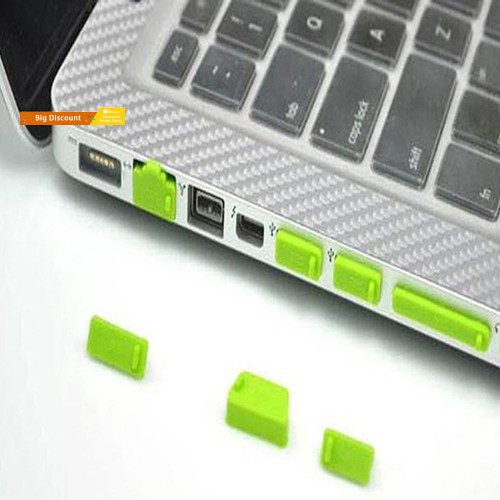 Bộ 13 nút silicone gắn cổng kết nối chống bụi cho laptop notebook