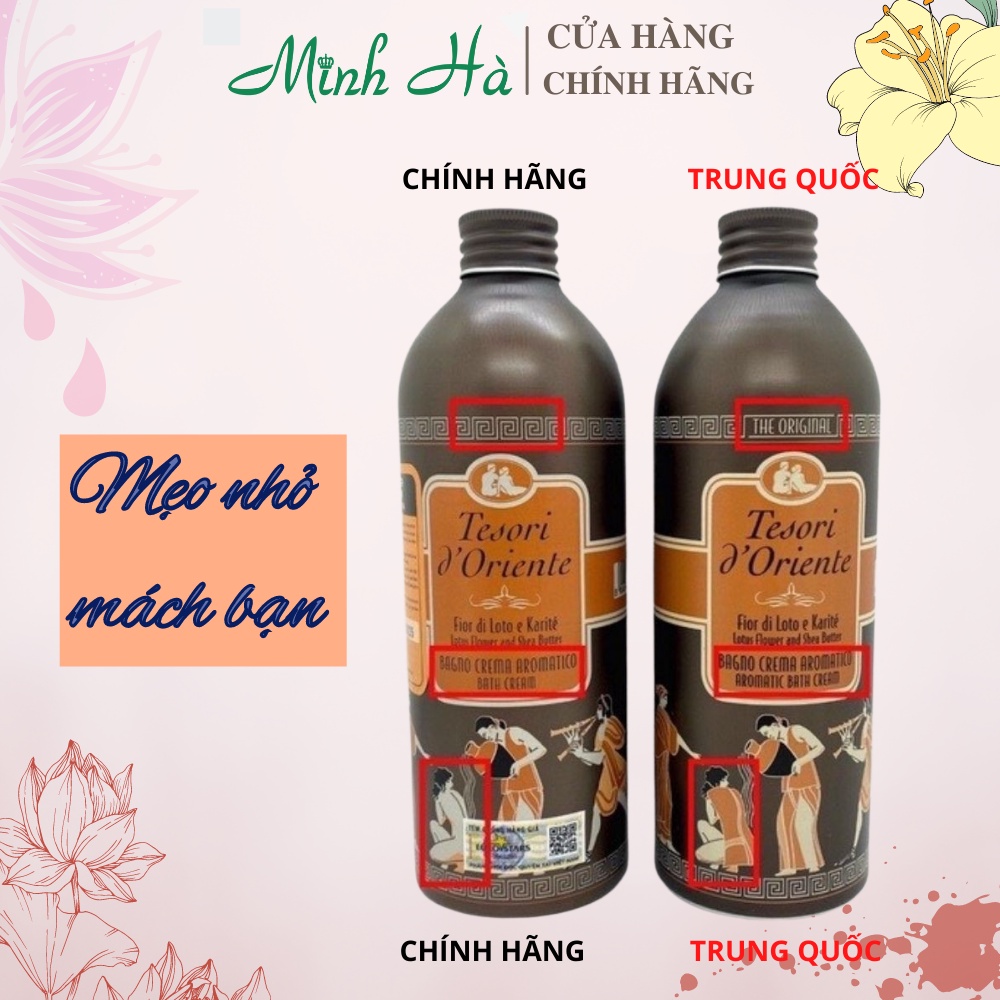 Sữa tắm Tesori d'Oriente mang đến làn da tươi trẻ và đầy sức sống