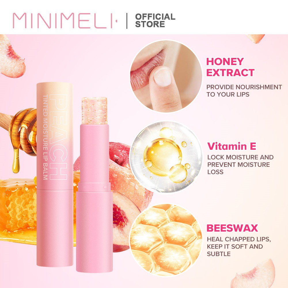 Son Dưỡng Môi MINIMELI Chứa Vitamin Chống Nứt Nẻ Giữ Ẩm Lâu Trôi 20g | BigBuy360 - bigbuy360.vn