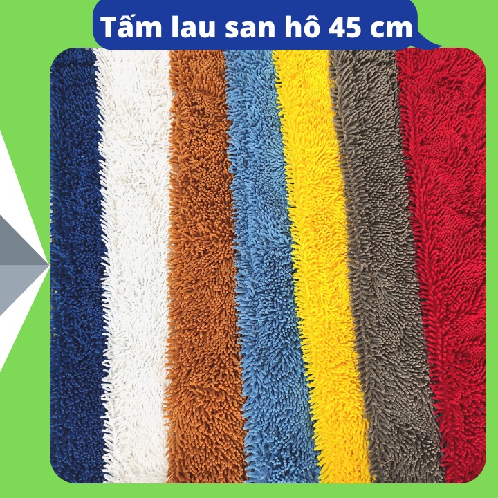 Tấm lau san hô thay thế 45cm nhiều màu cho cây lau sàn san hô công nghiệp