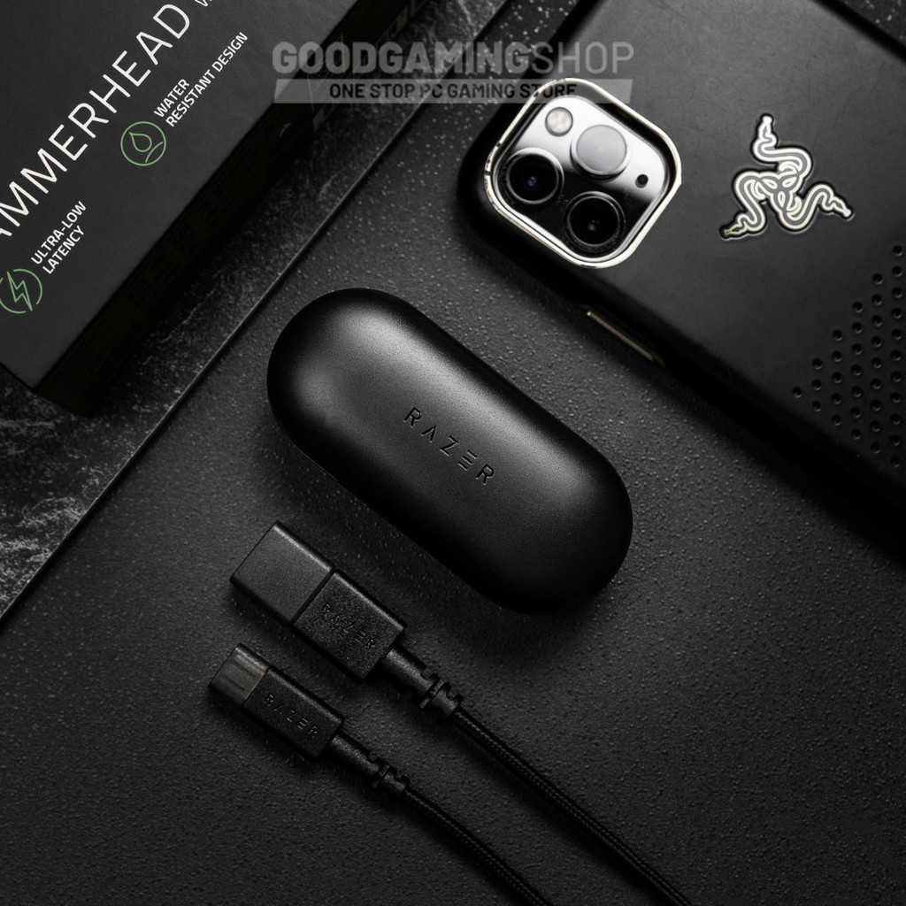 Tai nghe Bluetooth TWS RAZER HAMMERHEAD TRUE WIRELESS - Bảo hành 3 tháng 1 đổi 1