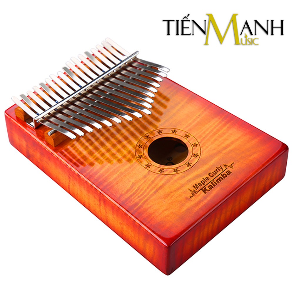 [Rẻ vô địch] Đàn Kalimba Gecko MC-S 17 Phím Gỗ Phong vân hổ (Cam kết 100% Chính hãng nhập khẩu bởi Tiến Mạnh Music)