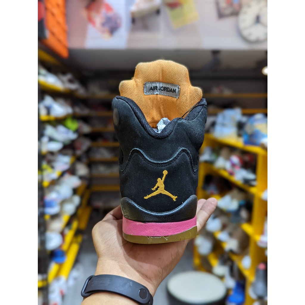 Giày 2hand Jordan 5 Retro Black Pink  - 440892-067 - Giày Cũ Sài Gòn 127
