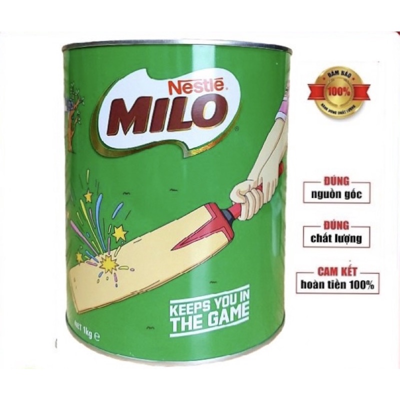 [DATE 9/2022] Sữa MILO ÚC NỘI ĐỊA lon 1KG vị cacao tăng chiều cao cho bé