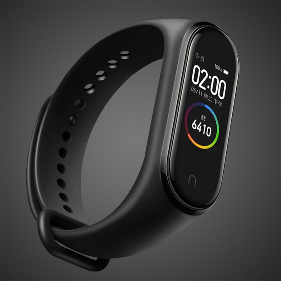 Duo Teng Dây Đeo Thay Thế Chất Liệu Silicon Màu Trơn Cho Xiaomi Mi Band 4/mi Band 3/4