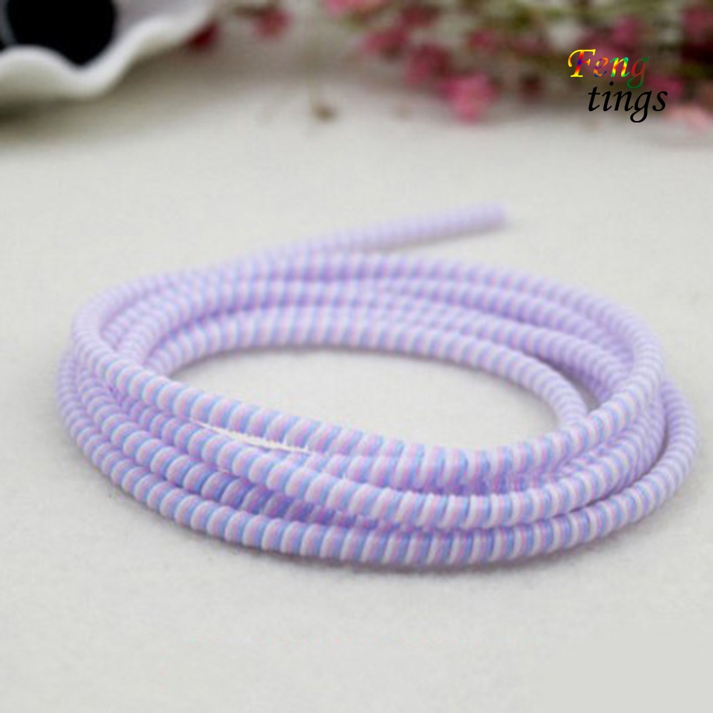 Vỏ Bảo Vệ Dây Cáp Sạc USB Xoắn Ốc Dài 1.4m Tiện Dụng