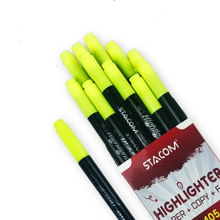[Giảm SỐC] Combo 2/5 Bút dạ quang 02 đầu, 02 màu 02 đầu, màu sắc tùy chọn | Stacom HL105