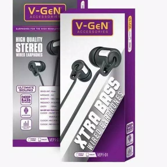 Tai Nghe V-Gen Xtrabass Vep1-01 Bass Tr6Xx Vgen | BigBuy360 - bigbuy360.vn