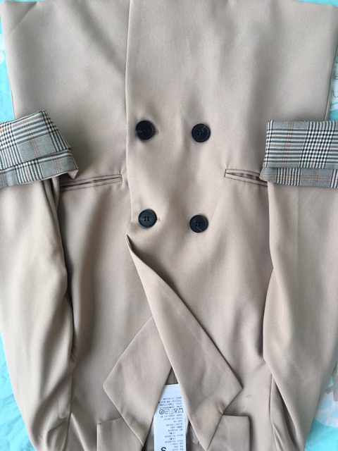 (sẵn các màu ) Áo Blazer đẹp loại 1 (có cải kẻ cổ ấy, loại 2 hàng cúc) | BigBuy360 - bigbuy360.vn