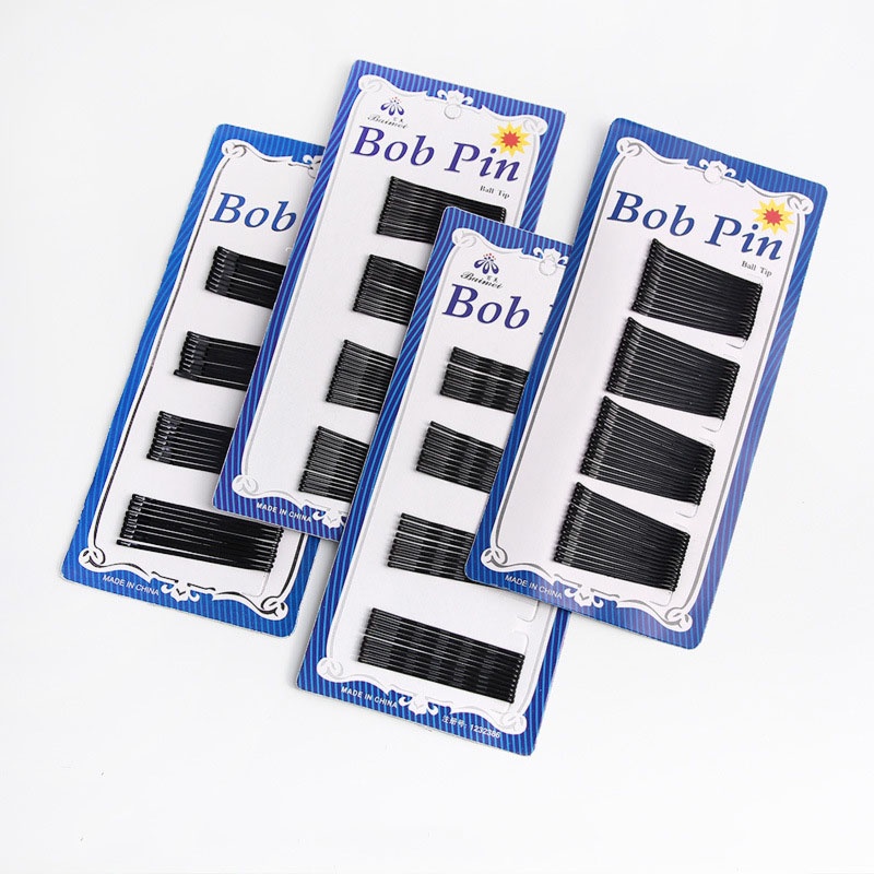 Kẹp Ghim Đen Thiết Kế Đơn Giản Phong Cách Hàn Quốc