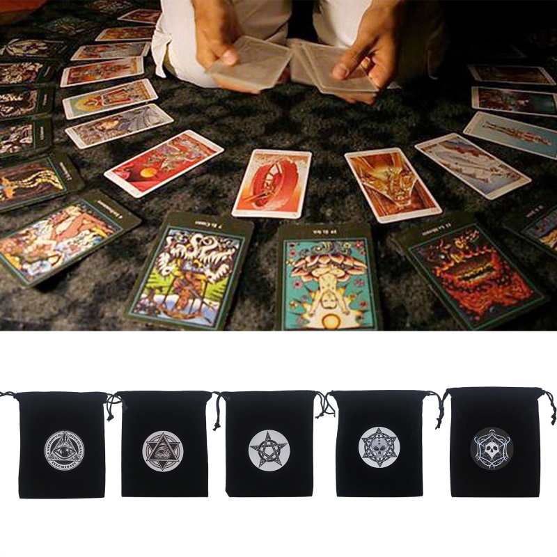 Khăn Trải Bàn Bằng Nhung Đựng Bài Tarot Tiện Dụng
