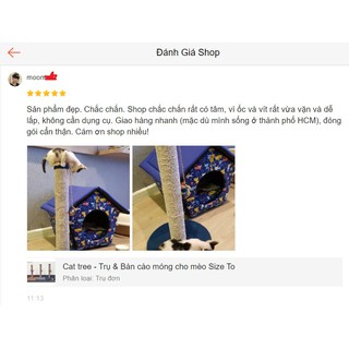 TRỤ CÀO MÓNG - CAT TREE [HÀNG CAO CẤP - SIZE ĐẠI]