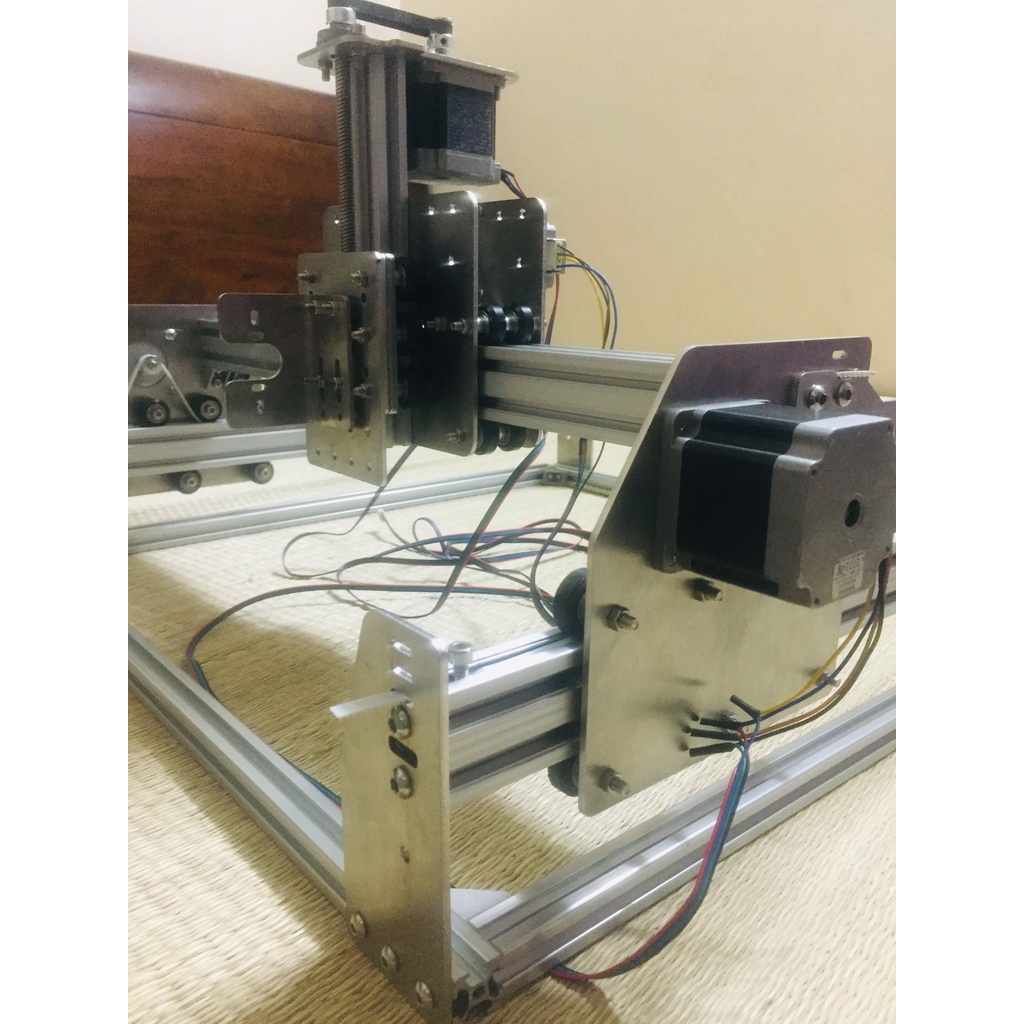 Khung máy khắc , máy phay CNC mini,Bích bằng inox