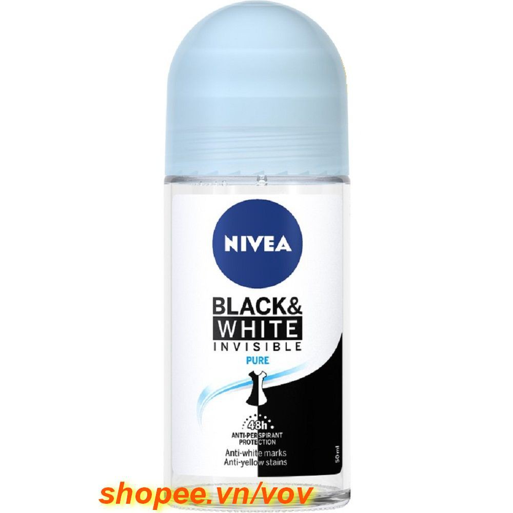 Lăn Khử Mùi Nivea Nữ 50ml Chống Vệt Ố Vàng - 82274