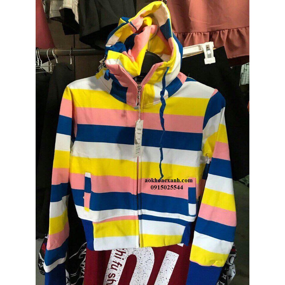 ÁO KHOÁC THUN DA CÁ 7 SẮC CẦU VÒNG