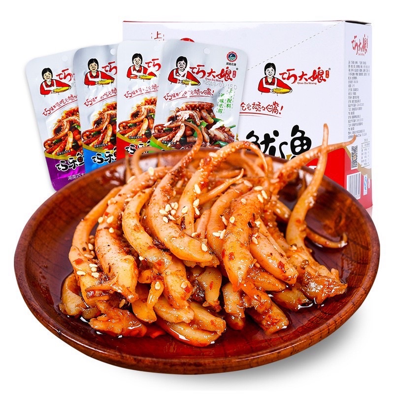 Râu Mực Cay Thơm Chuẩn Vị Hồ Nam gói 12gam