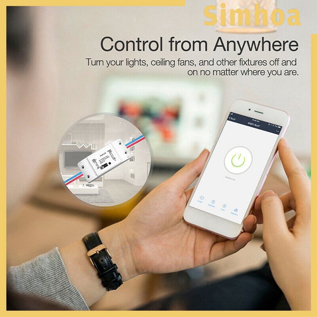 Công tắc đèn wifi hẹn giờ thông minh tiện dụng chất lượng cao