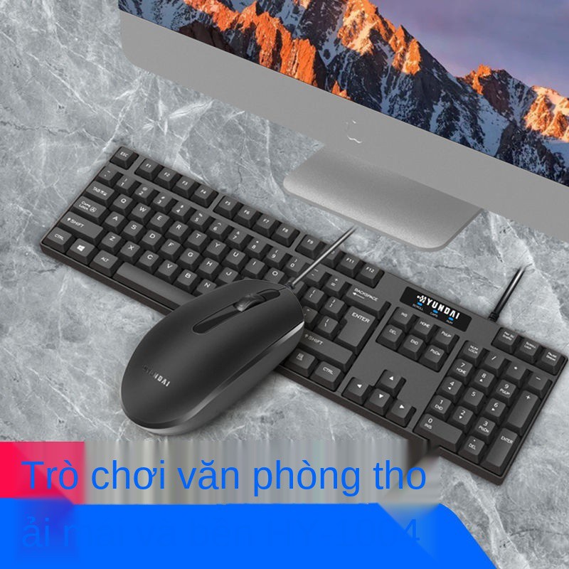 Bộ bàn phím và chuột USB có dây hiện đại máy tính xách tay để văn phòng trò chơi gia đình kinh doanh | BigBuy360 - bigbuy360.vn