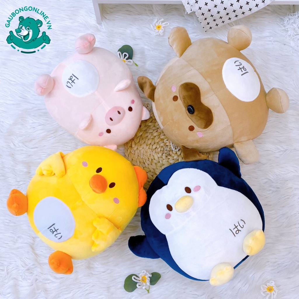 Bộ Thú Bông Hàn Quốc Cao Cấp Size 25cm - Gấu Bông Online