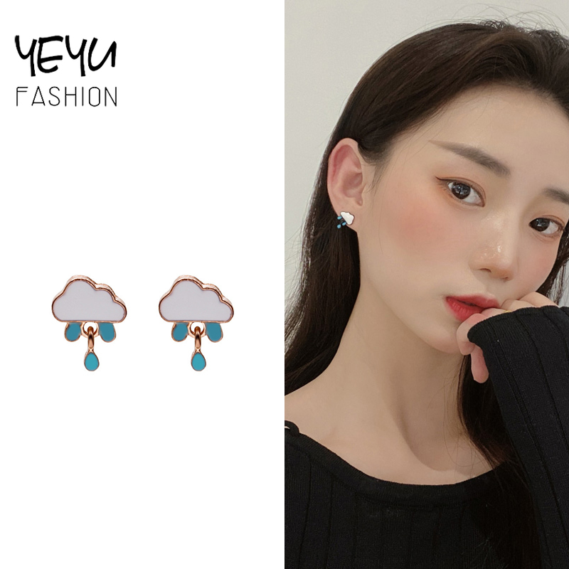 Hoa tai kiểu đám mây dễ thương dành cho nữ