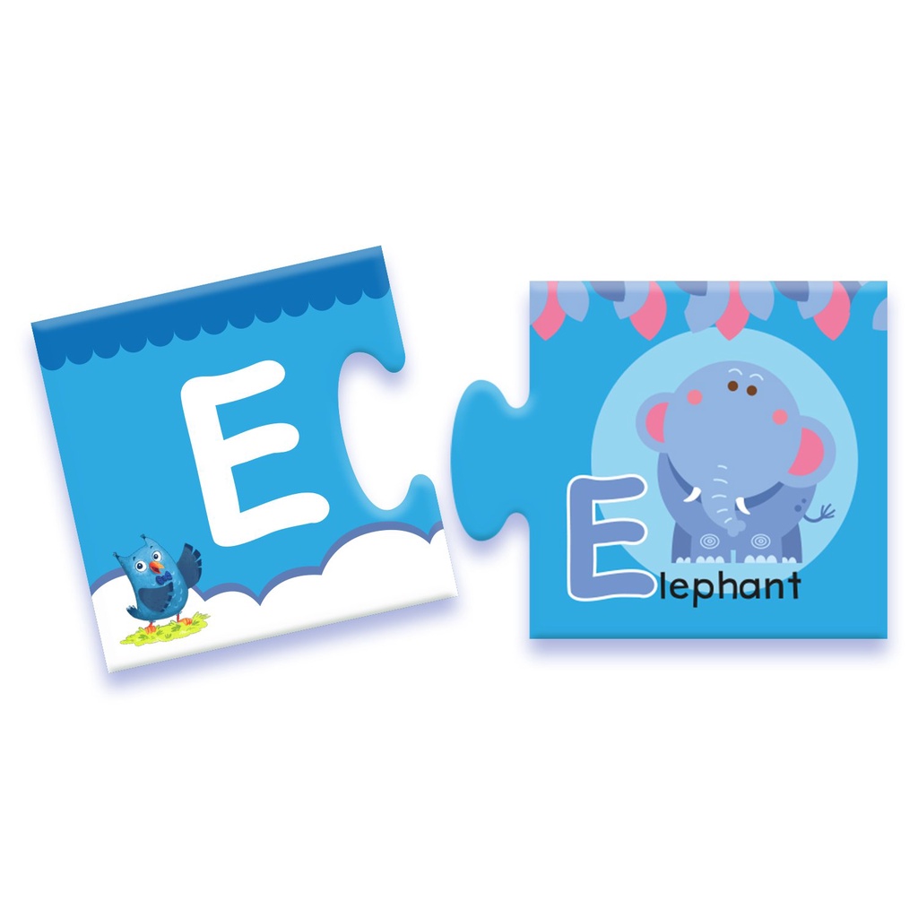 Sách - Xếp hình ghép nối Thông minh - Chủ đề: Alphabet (Bảng chữ cái)