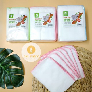 Set 10 khăn xô sữa Mipbi 2 lớp, 3 lớp, 4 lớp