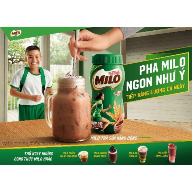 Thức uống Milo cacao lúa mạch 400g mẫu mới  hàng xuân