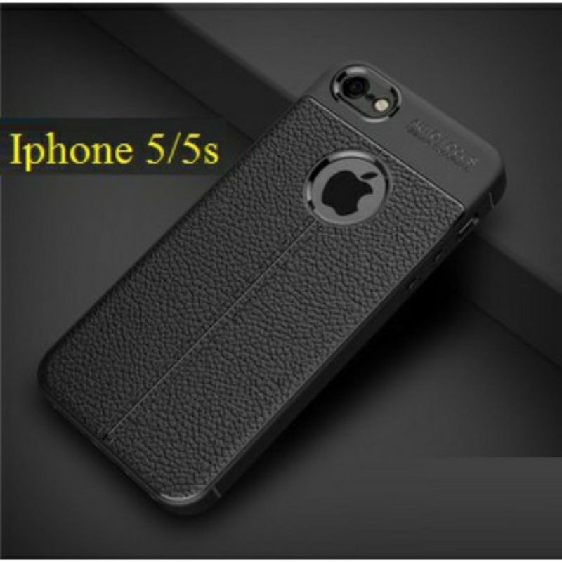 Ốp lưng iphone 5/5s/5se dẻo auto focus(đen)
