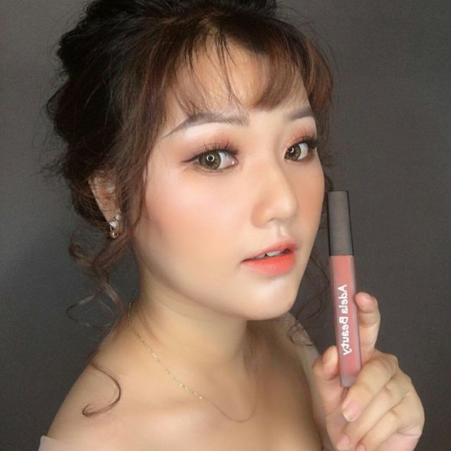 Son kem lì Adela Lip Paint - Cam Đất CHÍNH HÃNG