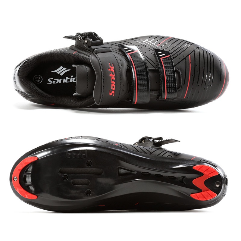Santic Giày Đạp Xe Cho Nam Giày Đạp Xe Thể Thao Đường Trường Chuyên Nghiệp Tương Thích Với SPD Cleats Giày Đạp Xe Đường Trường Cho Nam BMS20015