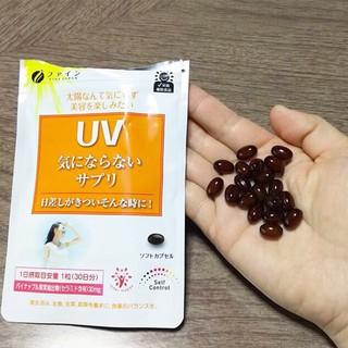 [ Shop Uy Tín ] Viên uống chống Nắng UV Care Plus Fine Japan Nhật Bản túi gói 30 viên