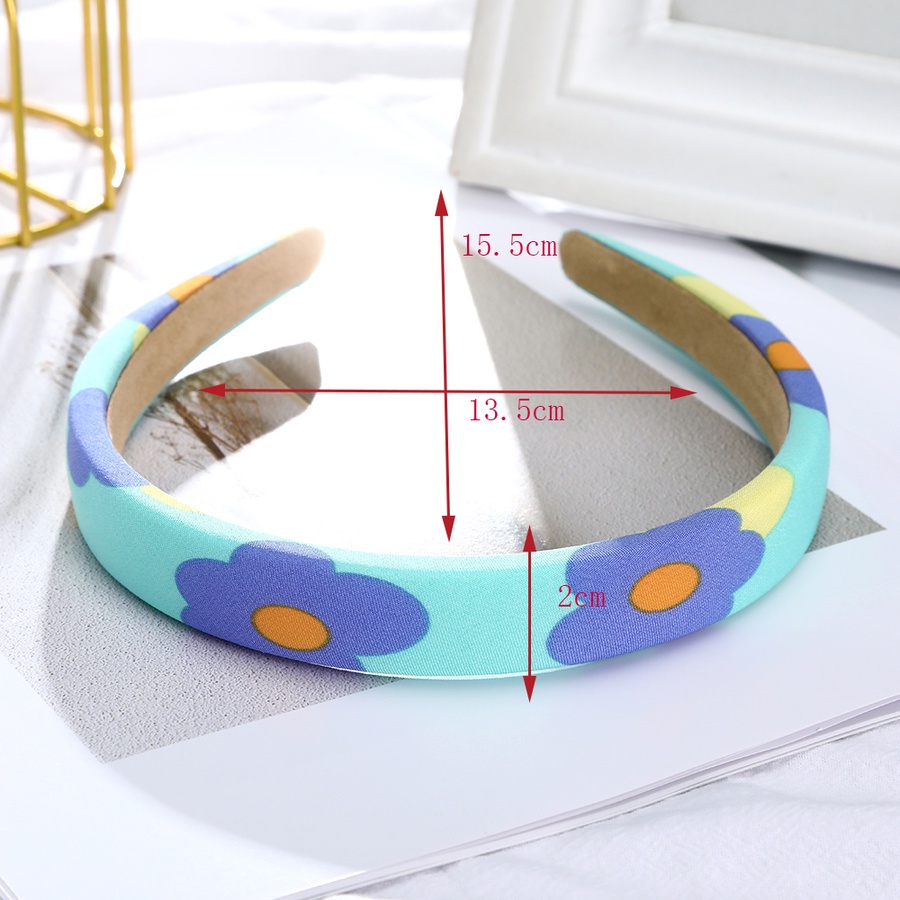 Băng đô bằng xốp mỏng in họa tiết chấm bi thời trang Hàn Quốc cho nữ