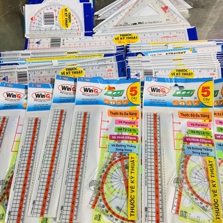 Thước nhựa dẻo học tập WinQ các loại