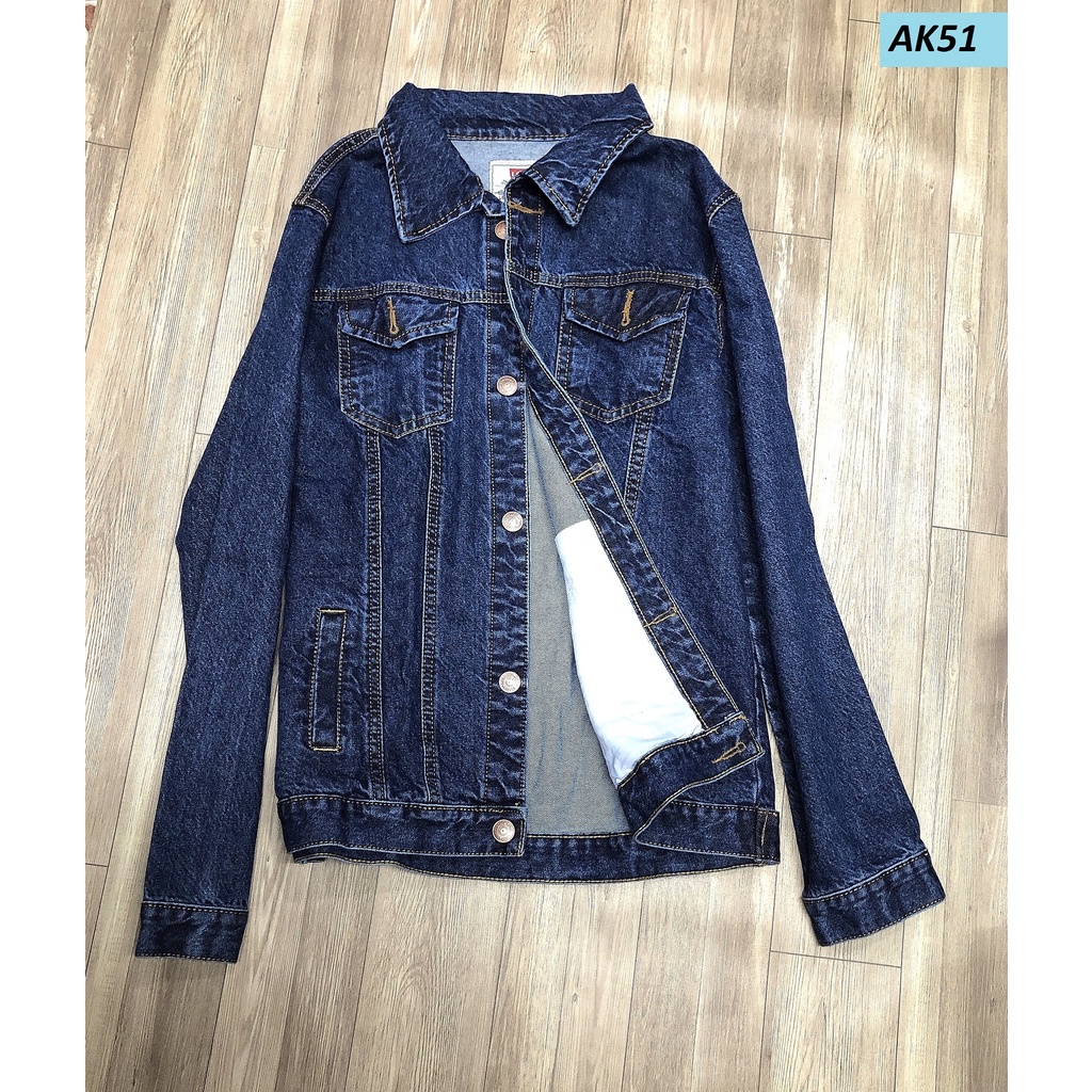 Áo khoác jeans nam trung niên chất vải VNXK AK51
