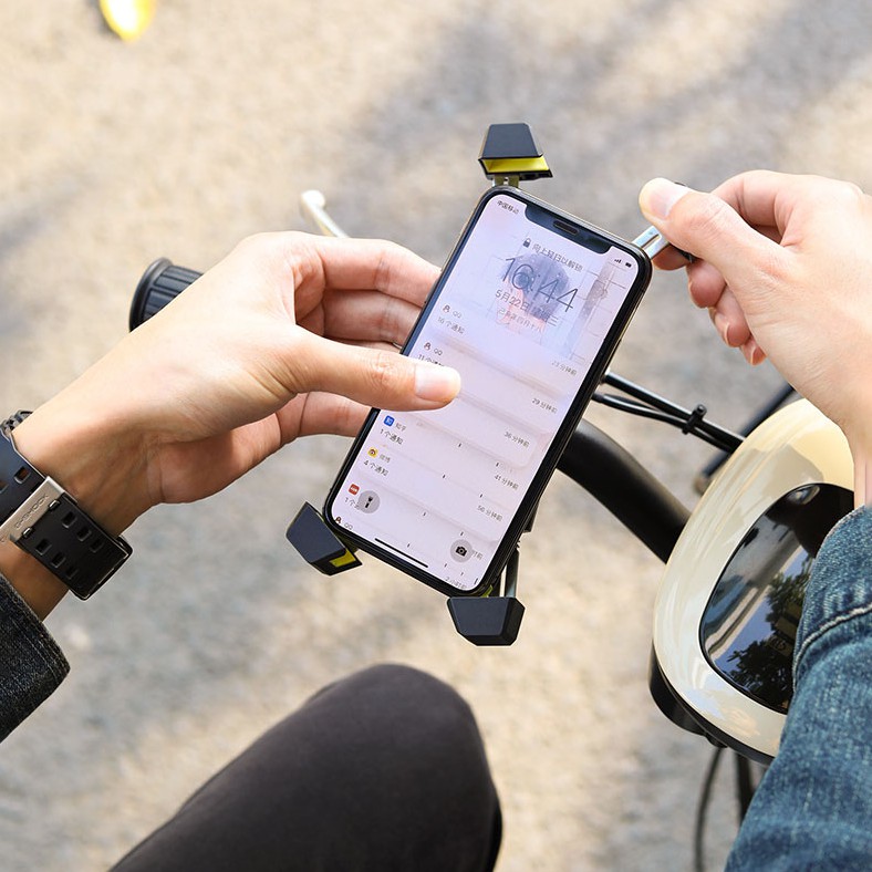 Giá đỡ điện thoại UGREEN dùng cho xe đạp 60989  - Xoay góc 360, tương thích điện thoại có màn hình từ 4.6 đến 6.5 inch