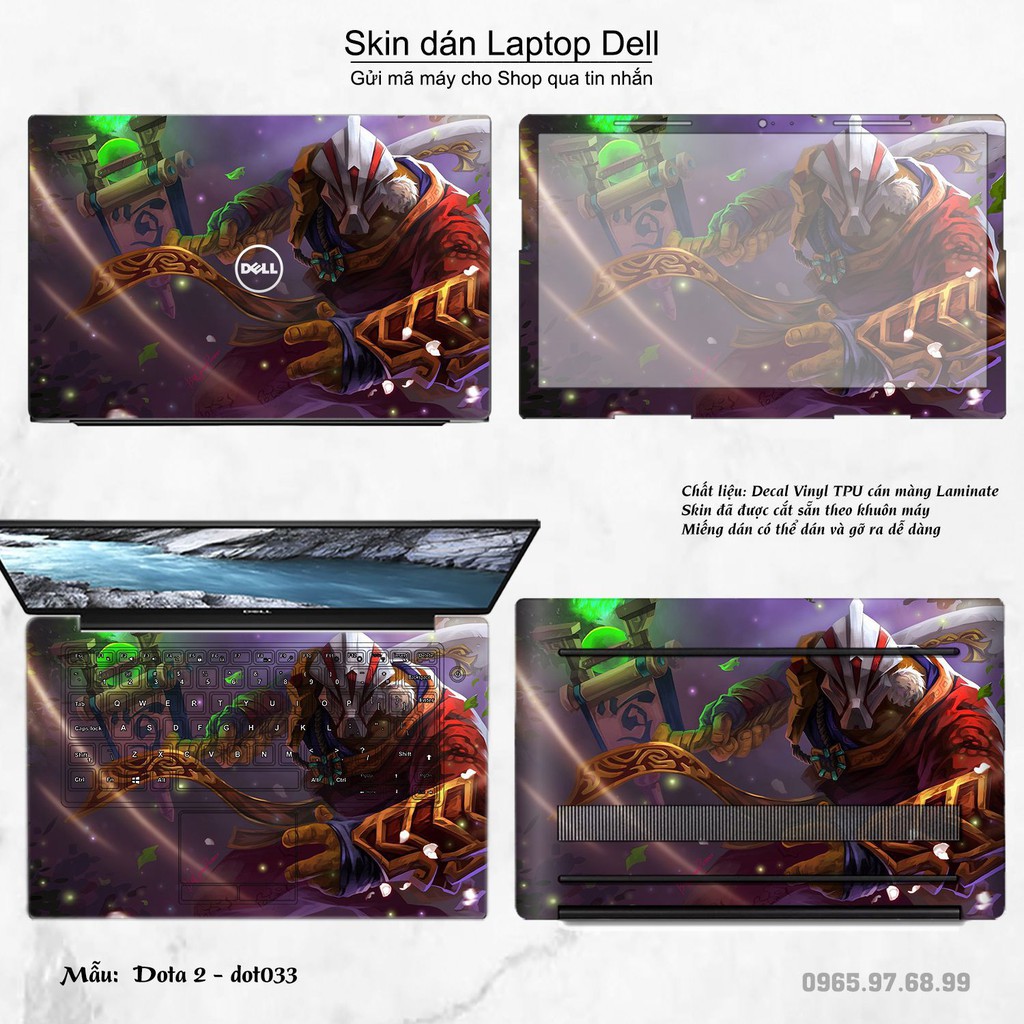 Skin dán Laptop Dell in hình Dota 2 nhiều mẫu 6 (inbox mã máy cho Shop)