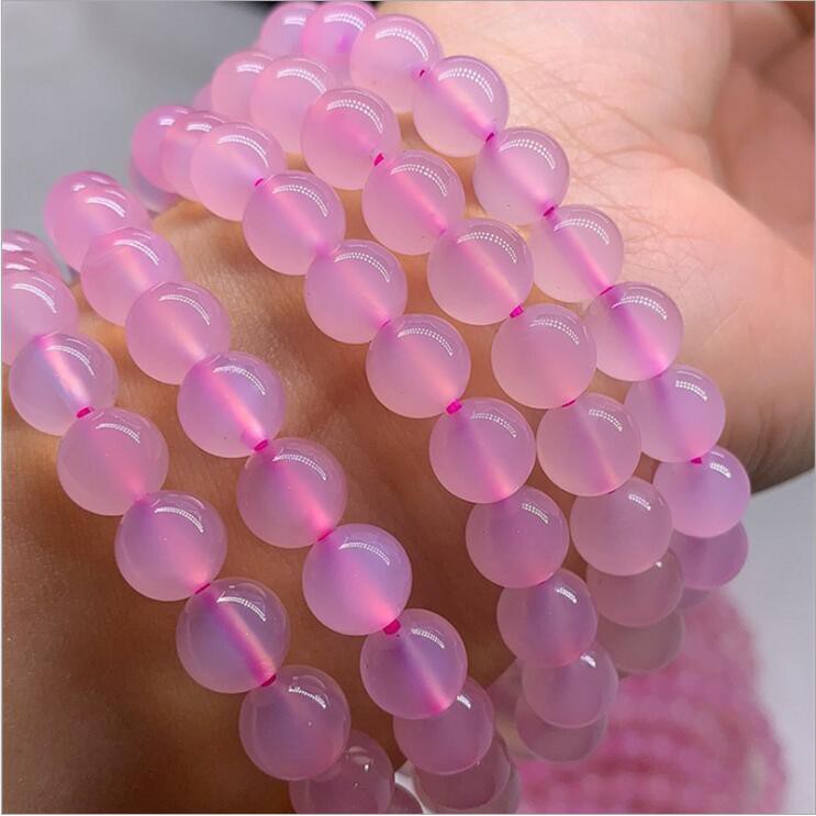 Vòng Đeo Tay Bằng Đá Thiên Nhiên Trong Suốt 6-16MM ⚡️Vòng Đeo Tay Mỏng Dành Cho Nữ]